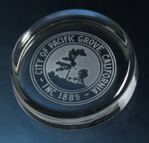 Crystal Round Paperweight