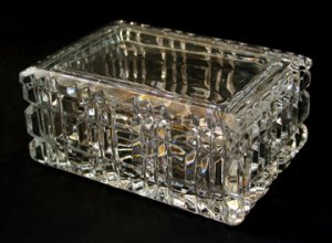 Cut Crystal Rectangle Box