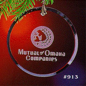 Crystal Circle Ornament