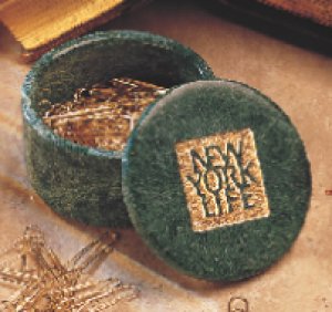 Marble Round Box with Lid