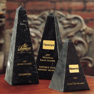 Black Marble Obelisk
