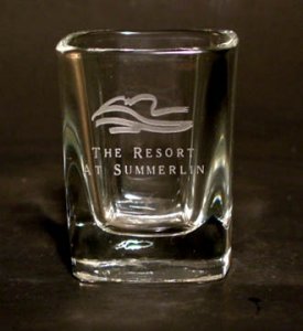 Square Prism Shot Glass