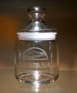 Clear Apothecary Jar with Lid
