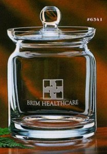 Crystal Biscuit Jar