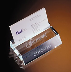 Slotted Business Card Holder