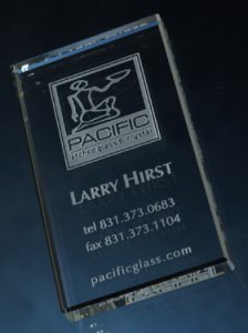 Business Card Paperweight
