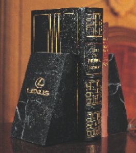 Marble Tapered Bookends