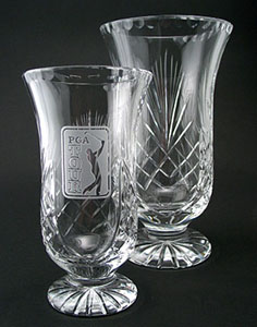 Crystal Footed Vase