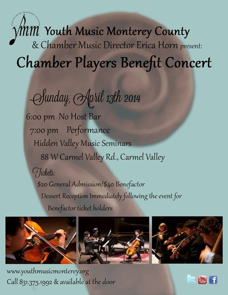 Youth Music Monterey Chamber Players Benefit Concert