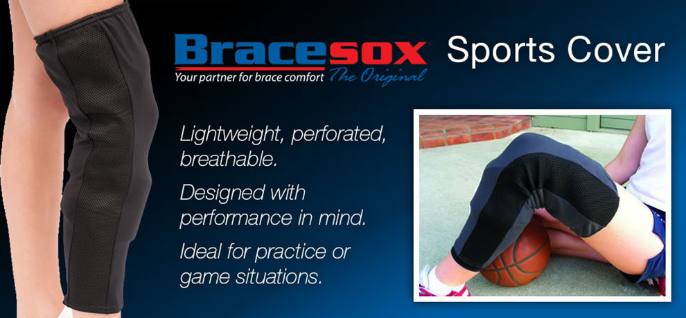 Bracesox Sports Cover - Lightweight, perforated, breathable. Designed with performance in mind. Ideal for practice of game situations.