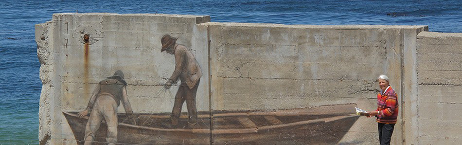 Image about Mural at McAbee Beach